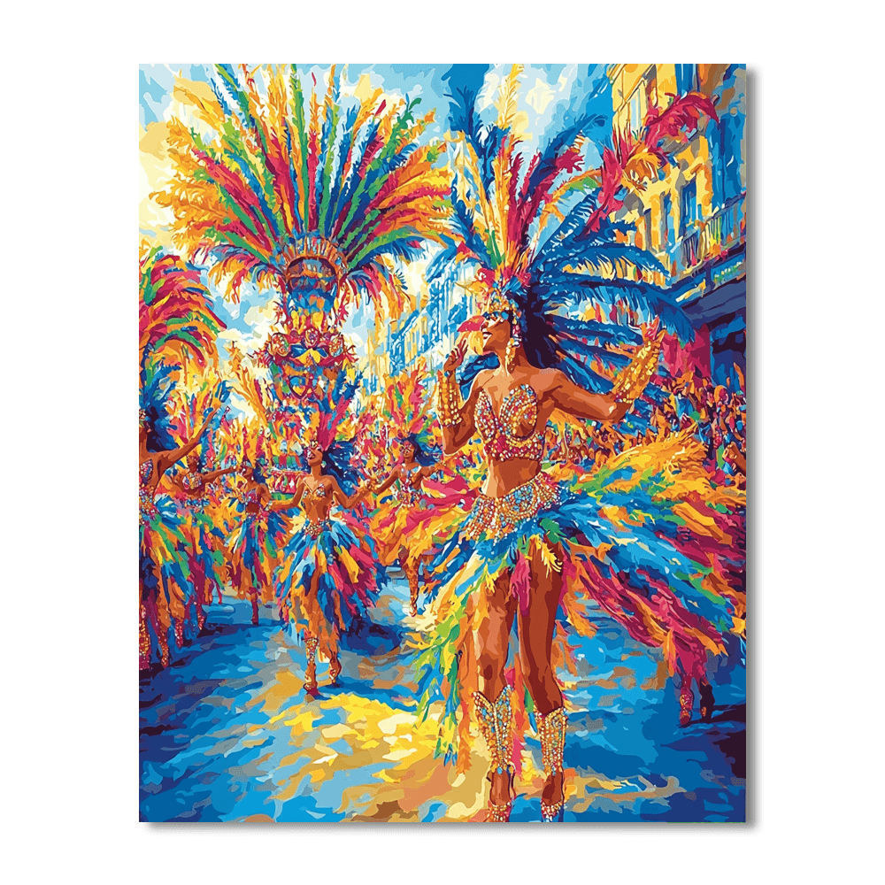 Rio Carnival - Brazil DIY Paint By Numbers