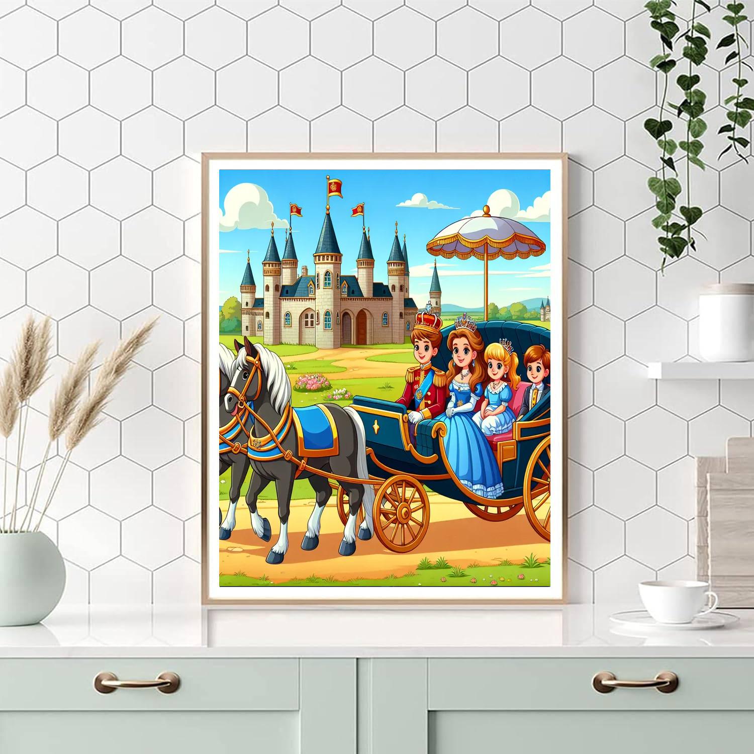 Royal Family Adventure Number Painting