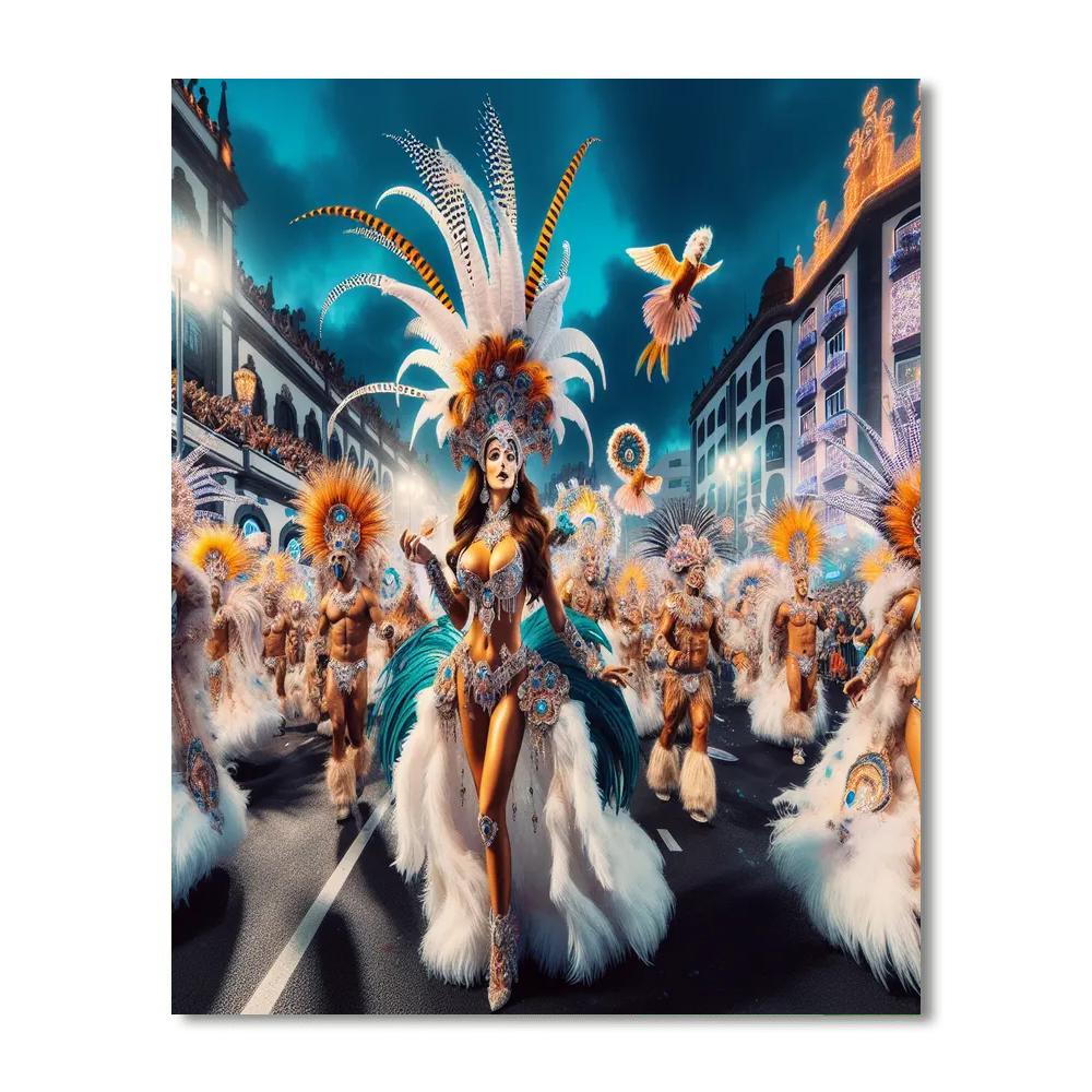 Carnival Of Santa Cruz De Tenerife - Santa Cruz Numbered Painting Kits