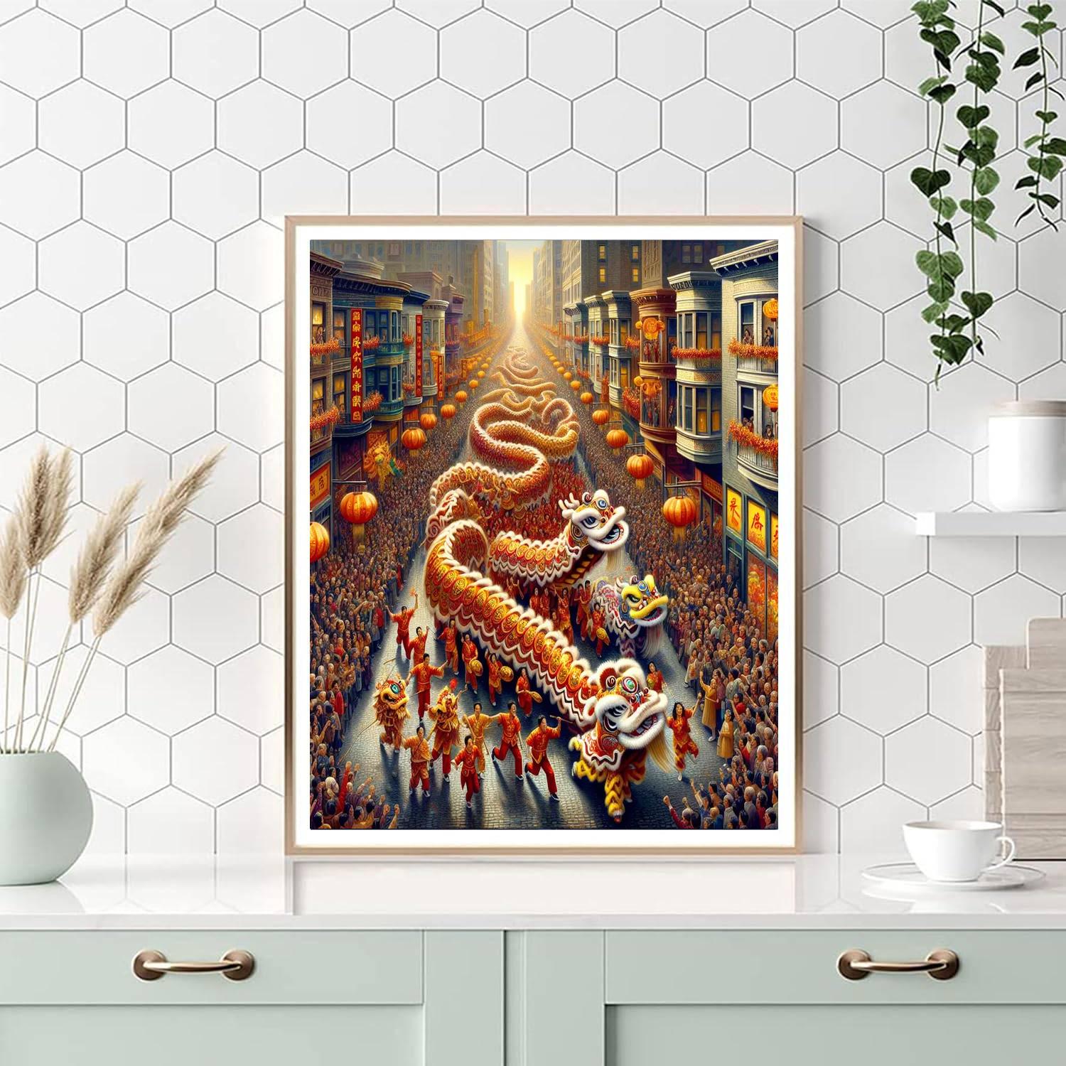 Chinese New Year Parade - United States Paint By Numbers