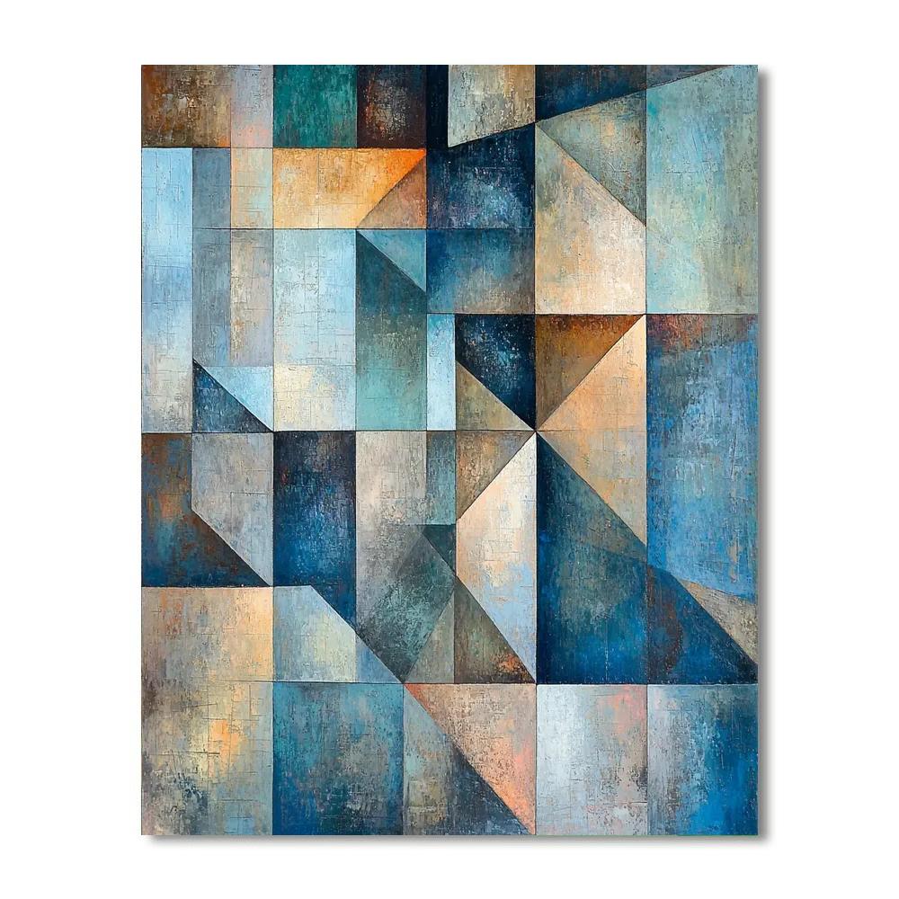 Paul Cézanne Inspired Serenity In Shapes  Paint By Numbers Kits