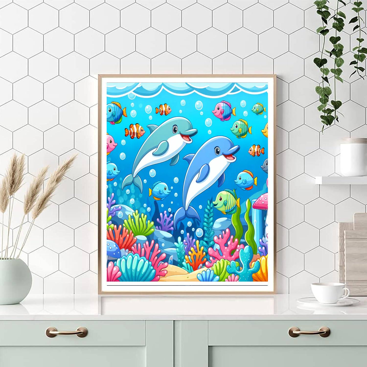 Artful Ocean Safari Paint By Numbers
