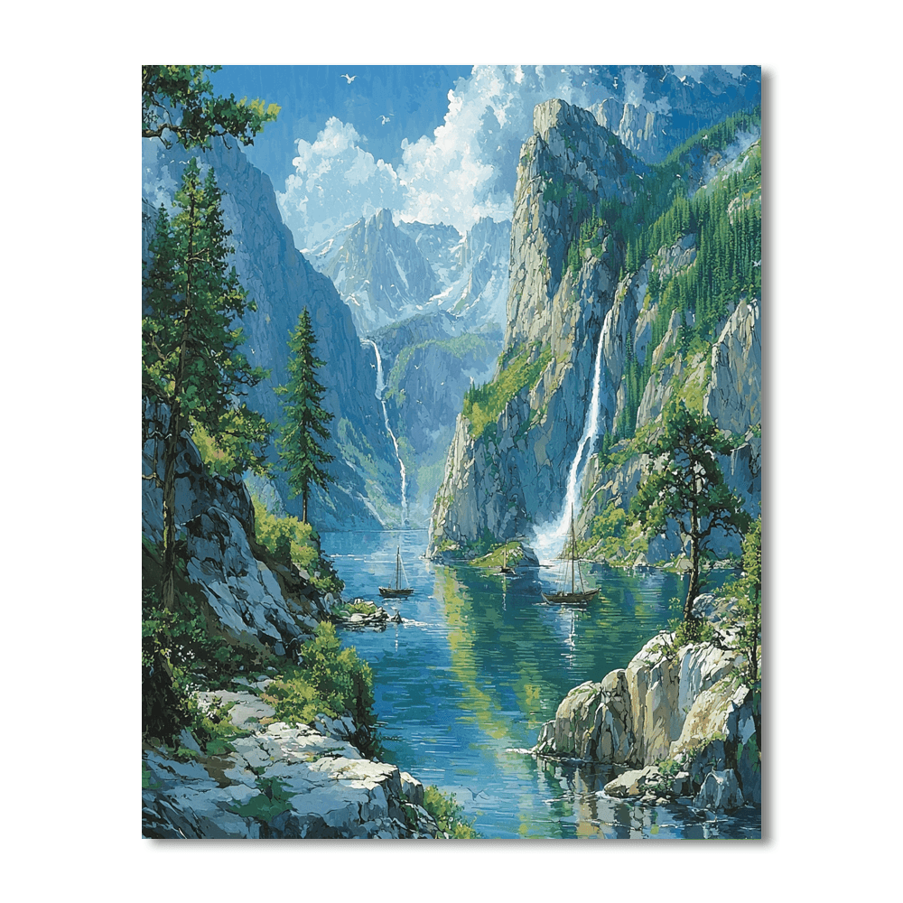 Fjords Of Norway - Western Norway Paint By Numbers