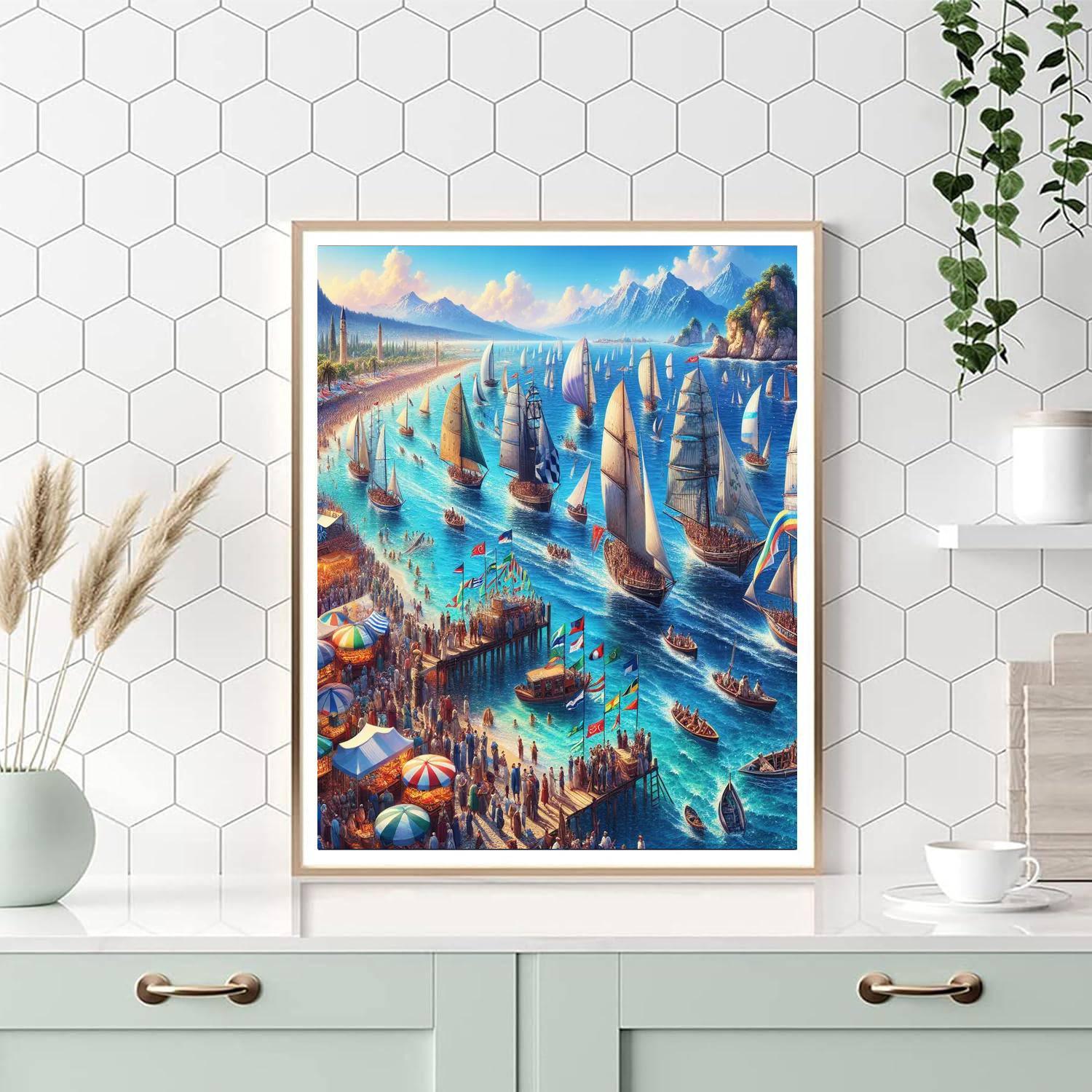 Festival Of Sails - Geelong Paint By Numbers Art