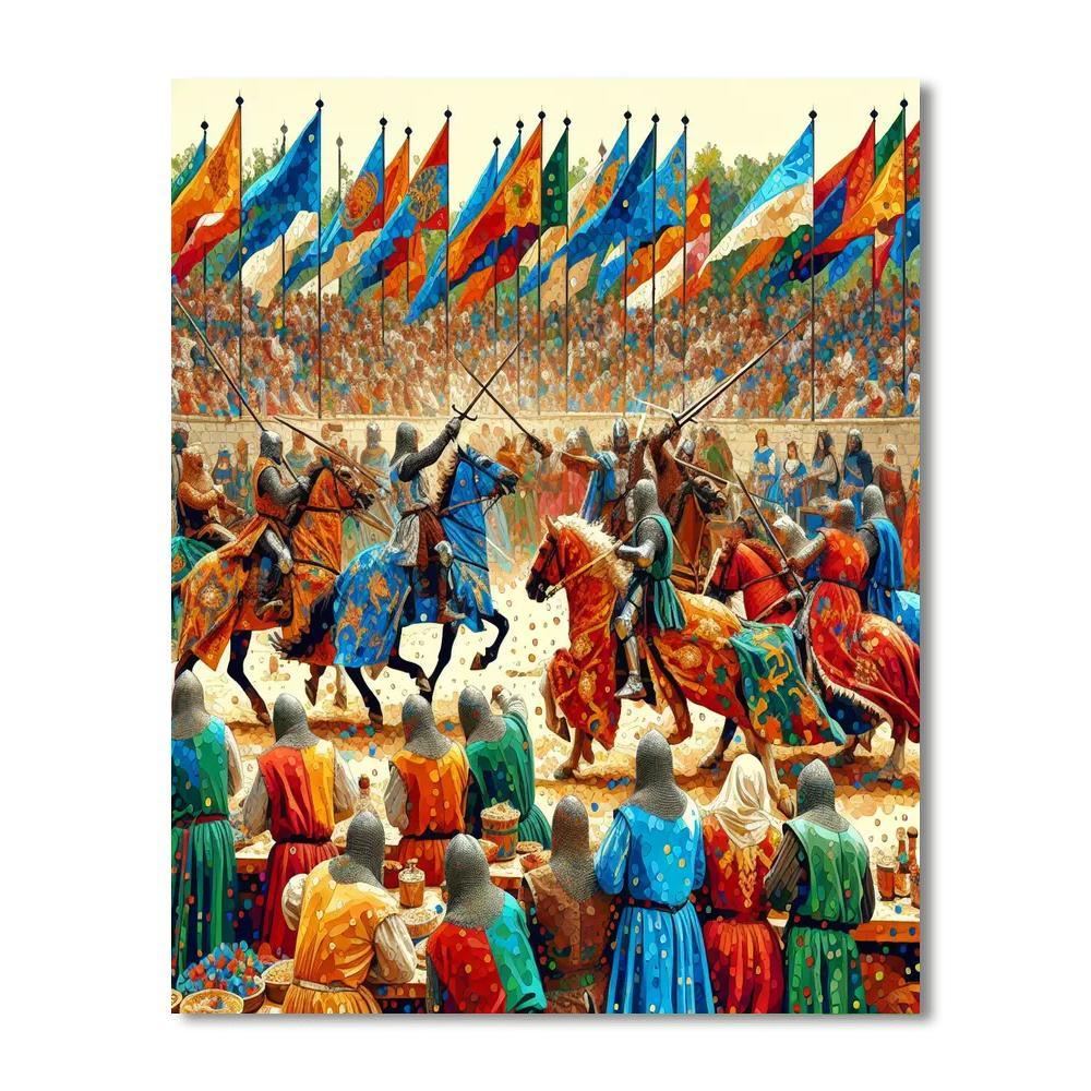 Renaissance Festival - Usa Numbered Painting Kits