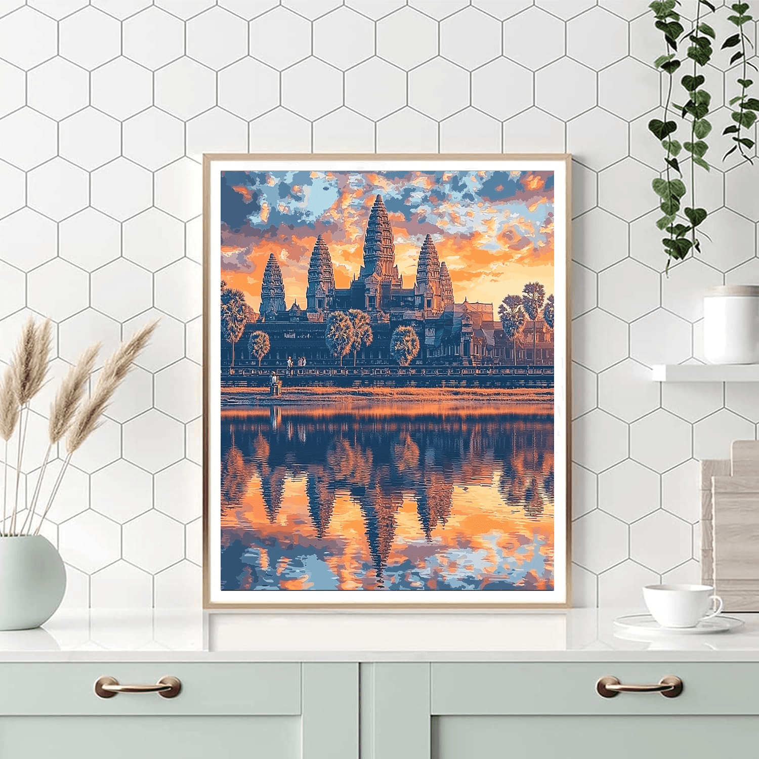 Angkor Wat Paint By Color