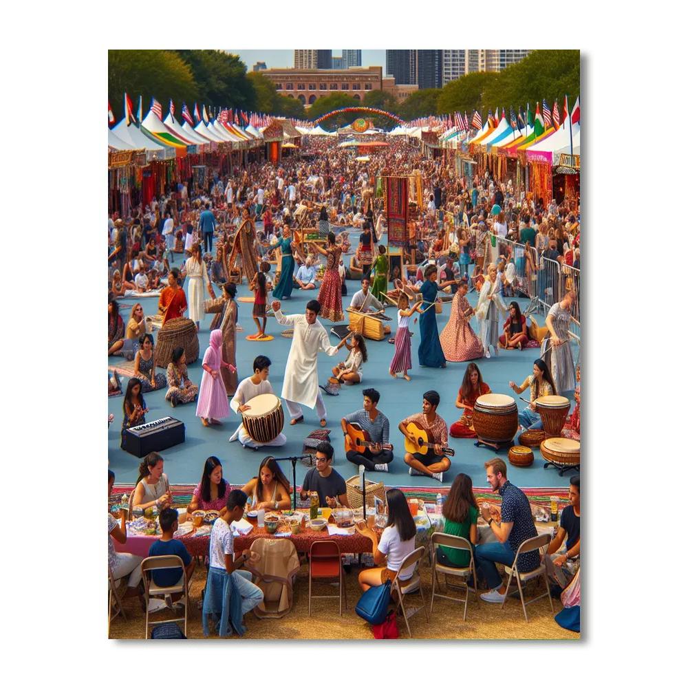 National Folklife Festival Paint By Numbers Kits