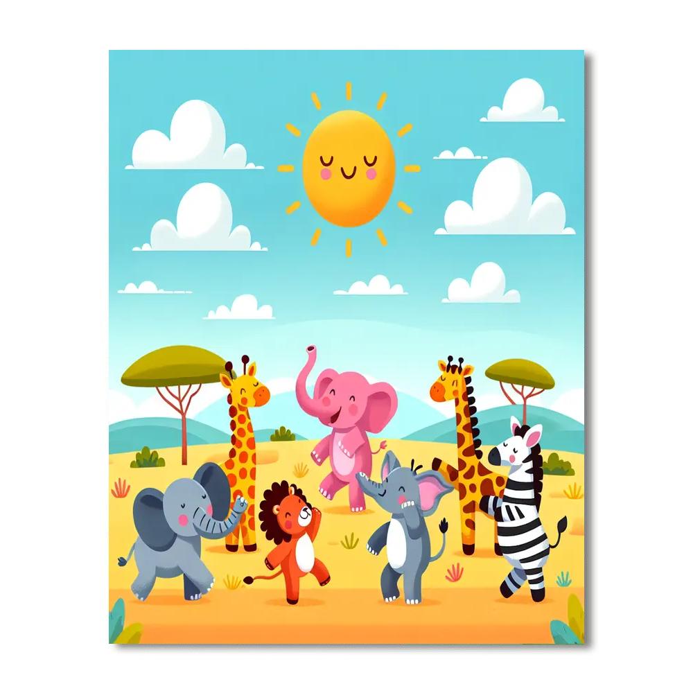 Savannah Sun Dance Paint By Color