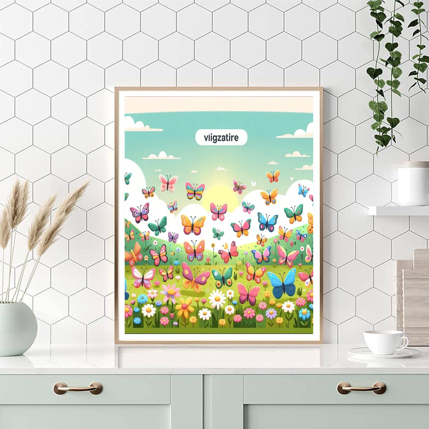 Butterfly Dreamscape Painting By Numbers Kit