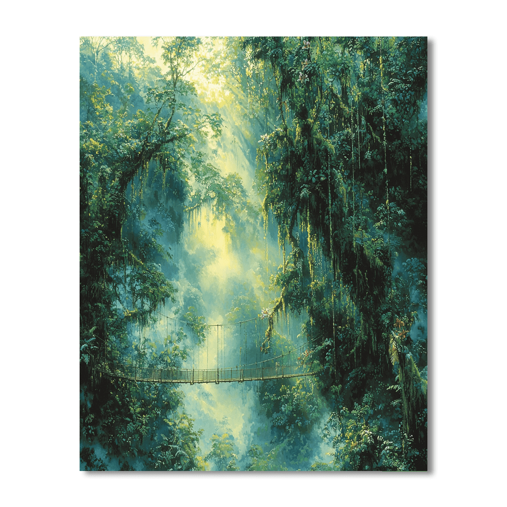 Monteverde Cloud Forest - Costa Rica Paint By Numbers Kits