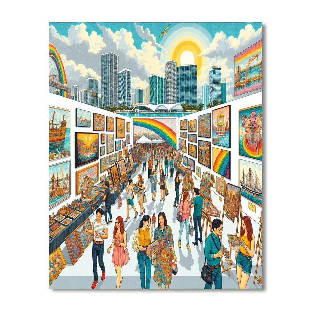 Art Basel - Miami Numbered Painting Kits