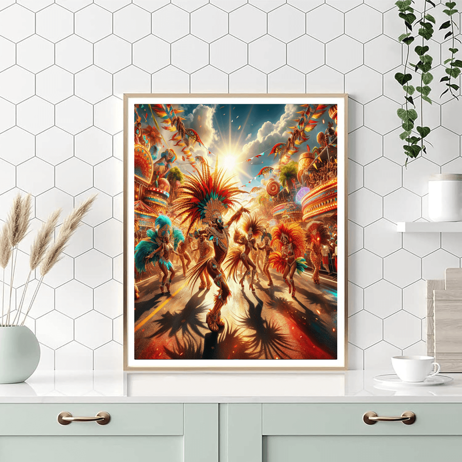 International Carnival - Trinidad And Tobago Number Painting