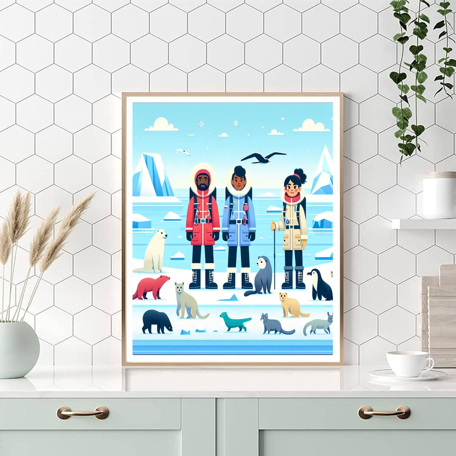 Frosty Arctic Adventures Paint By Color
