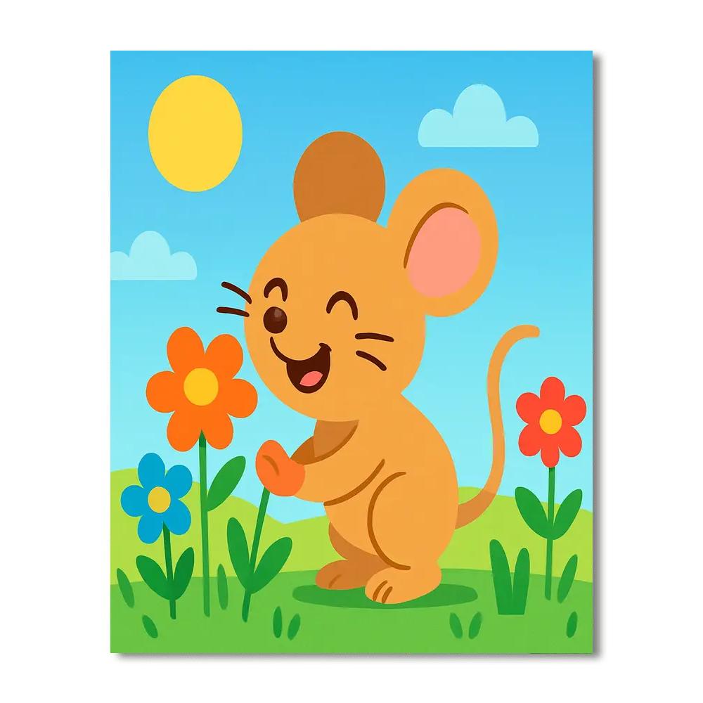 Curious Mouse Paint By Numbers Kits