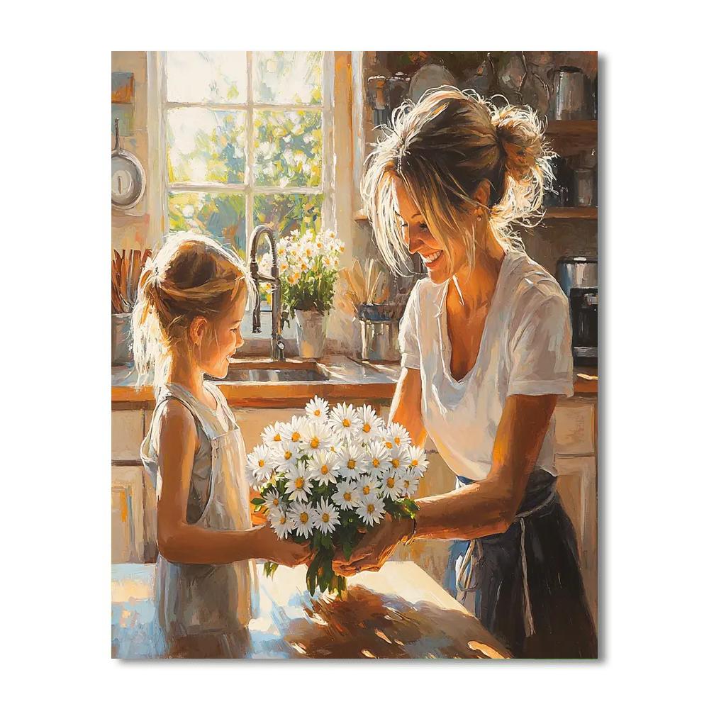 A Mother's Radiant Smile Paint By Number