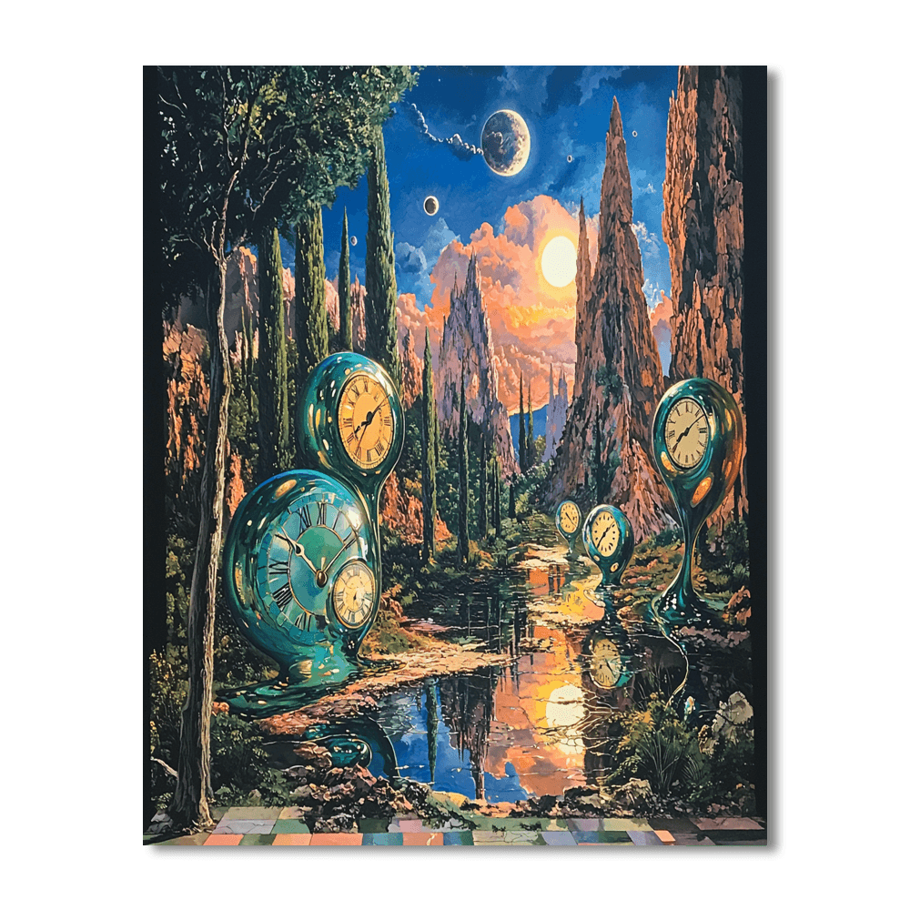 Salvador Dalí Inspired Lost In A Dream  Paint By Numbers Art