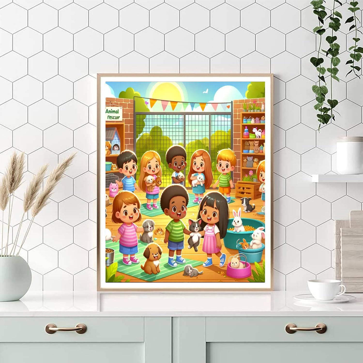 Animal Rescue Rangers Paint By Numbers Art