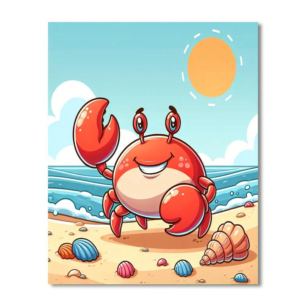 Jolly Crab Paint By Numbers Art