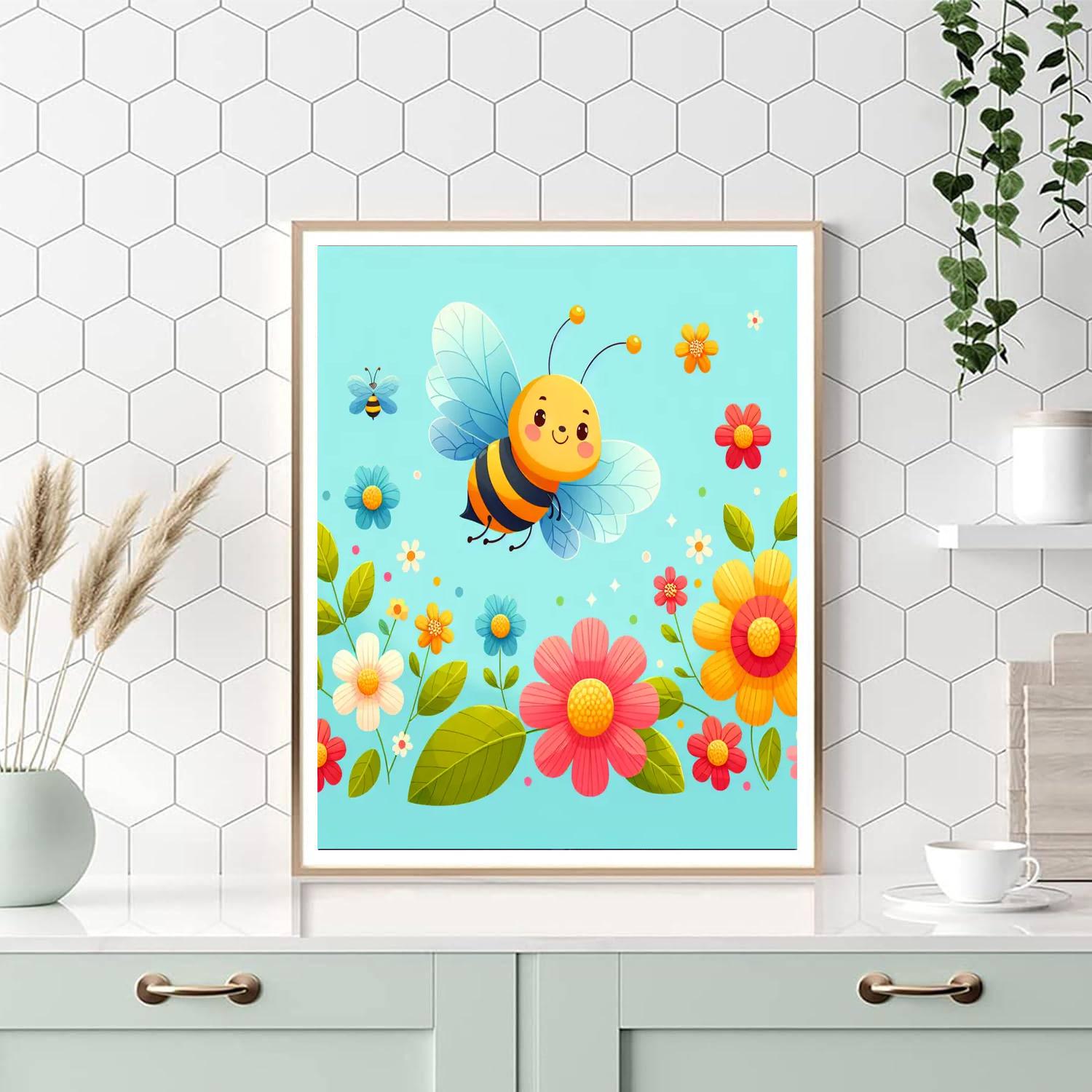 Joyful Bee Paint By Numbers Kits
