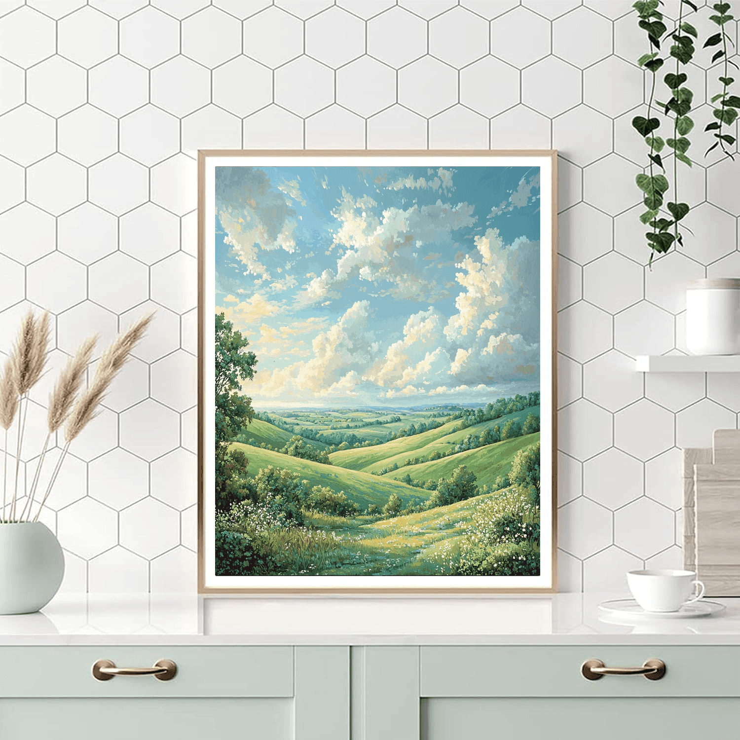 John Constable Inspired Joyful Retreat  Paint By Numbers Art