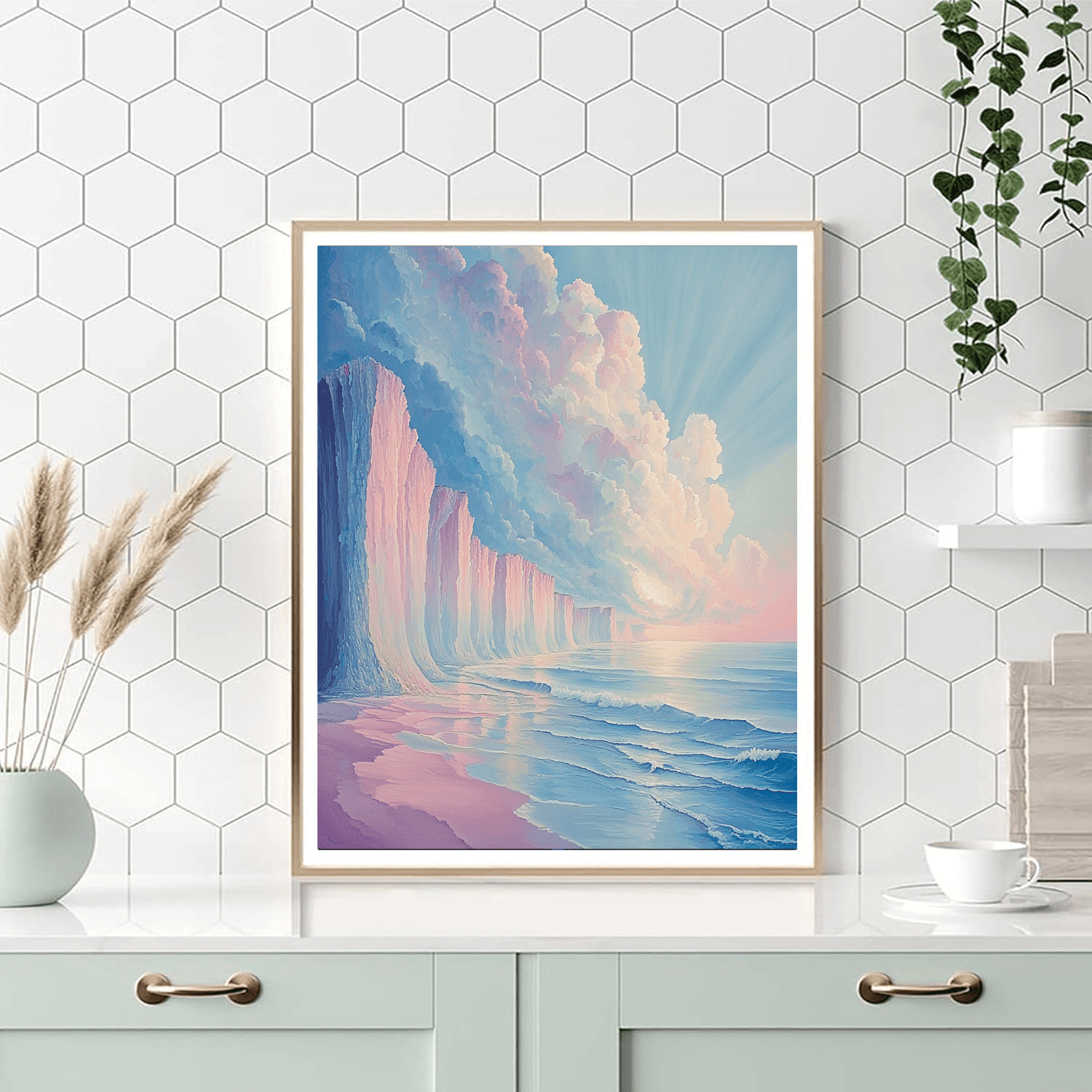 Salvador Dali Inspired Surrealist Coastal Reverie  Paint By Numbers Kits