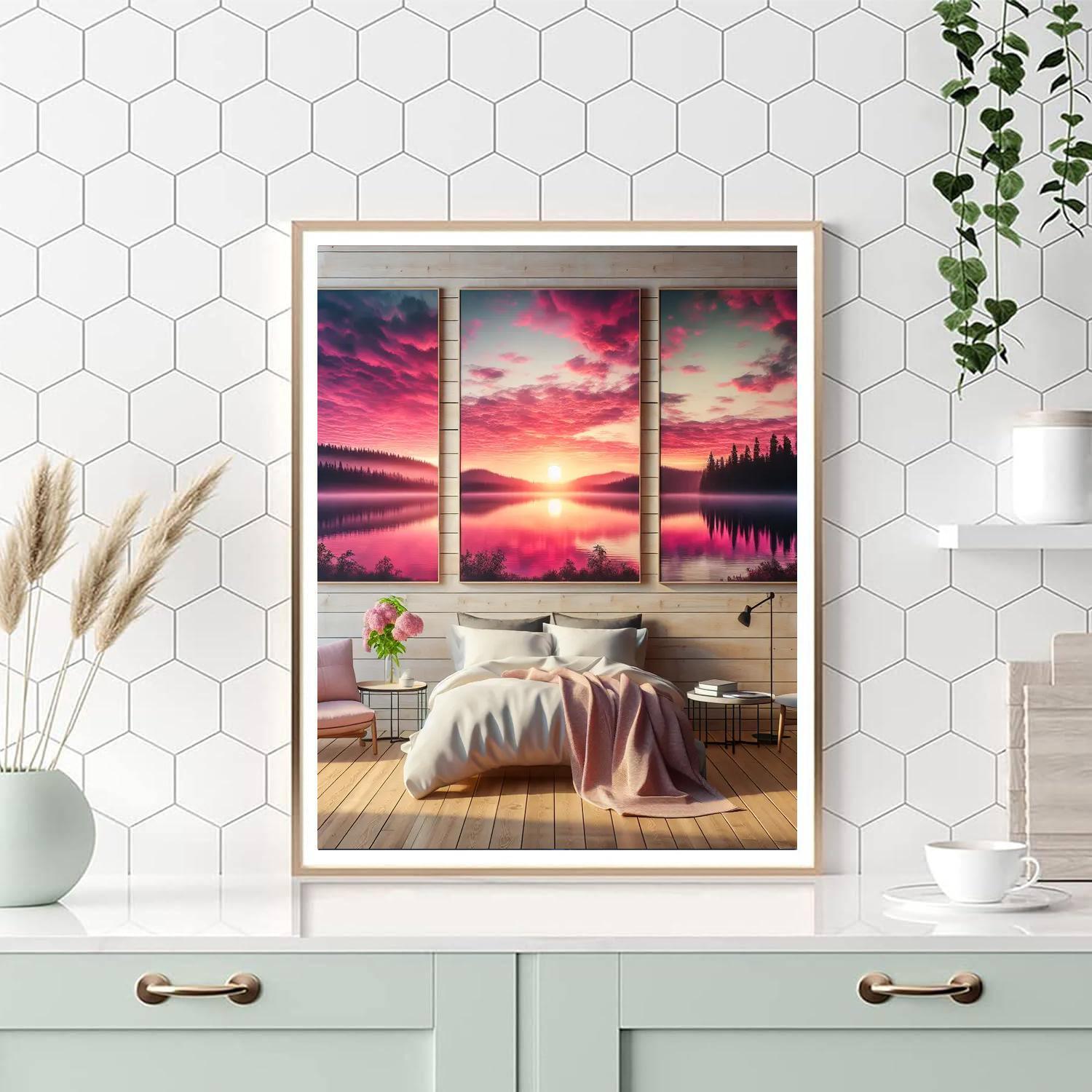 Dawn's Early Glow Painting By Numbers Kit