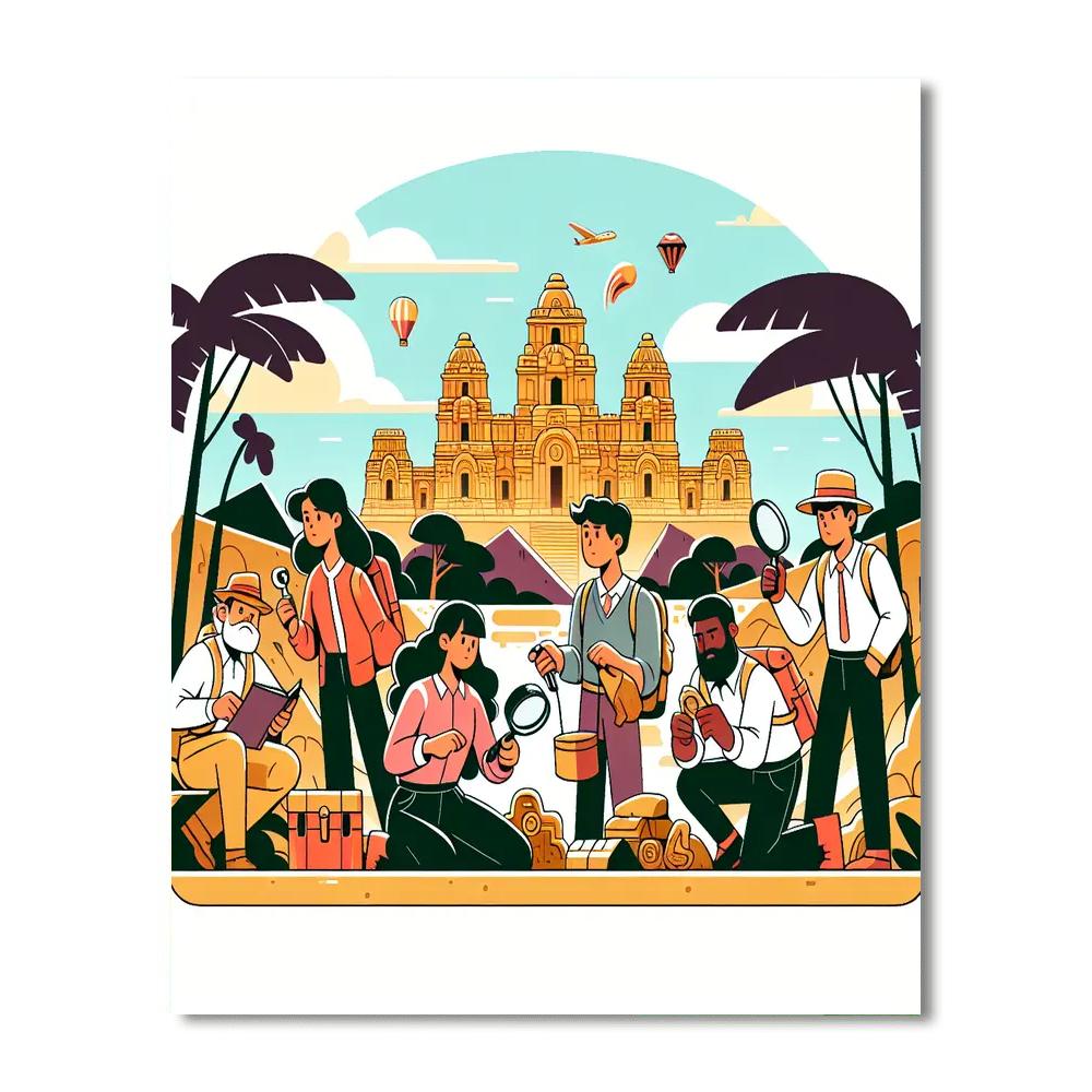 Ancient Inca Expedition DIY Paint By Numbers