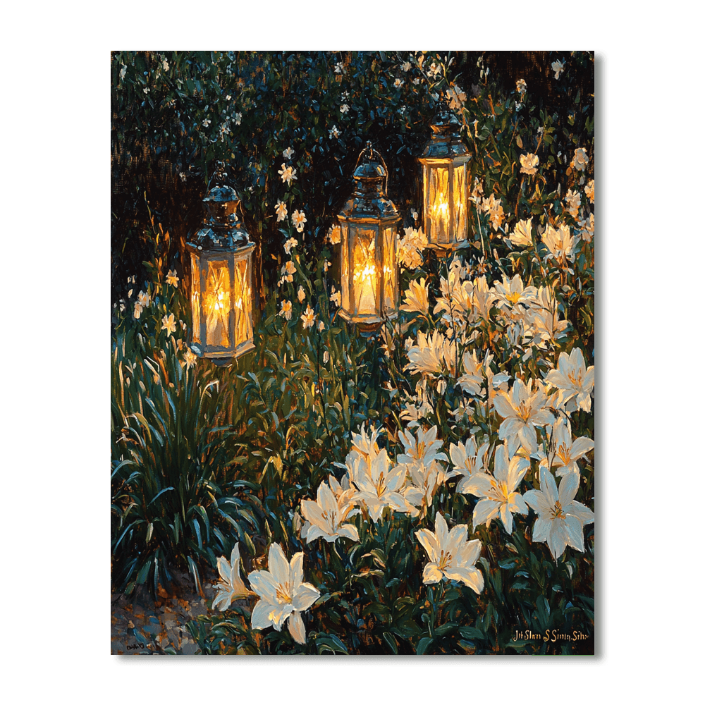 John Singer Sargent Inspired Sargent's Enchanted Evening  Paint By Numbers Art