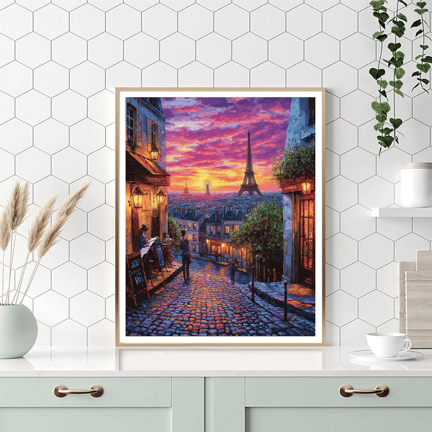 Montmartre - Paris, France Numbered Painting Kits