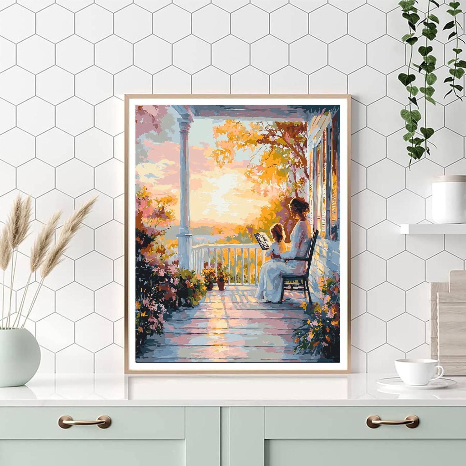 Tender Sunrise Serenade Number Painting