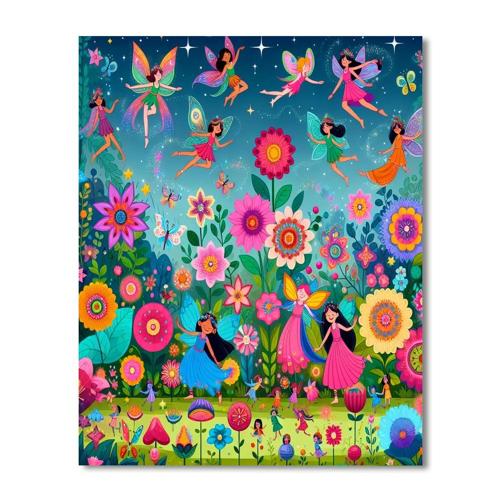 Magical Garden Gala Paint By Color