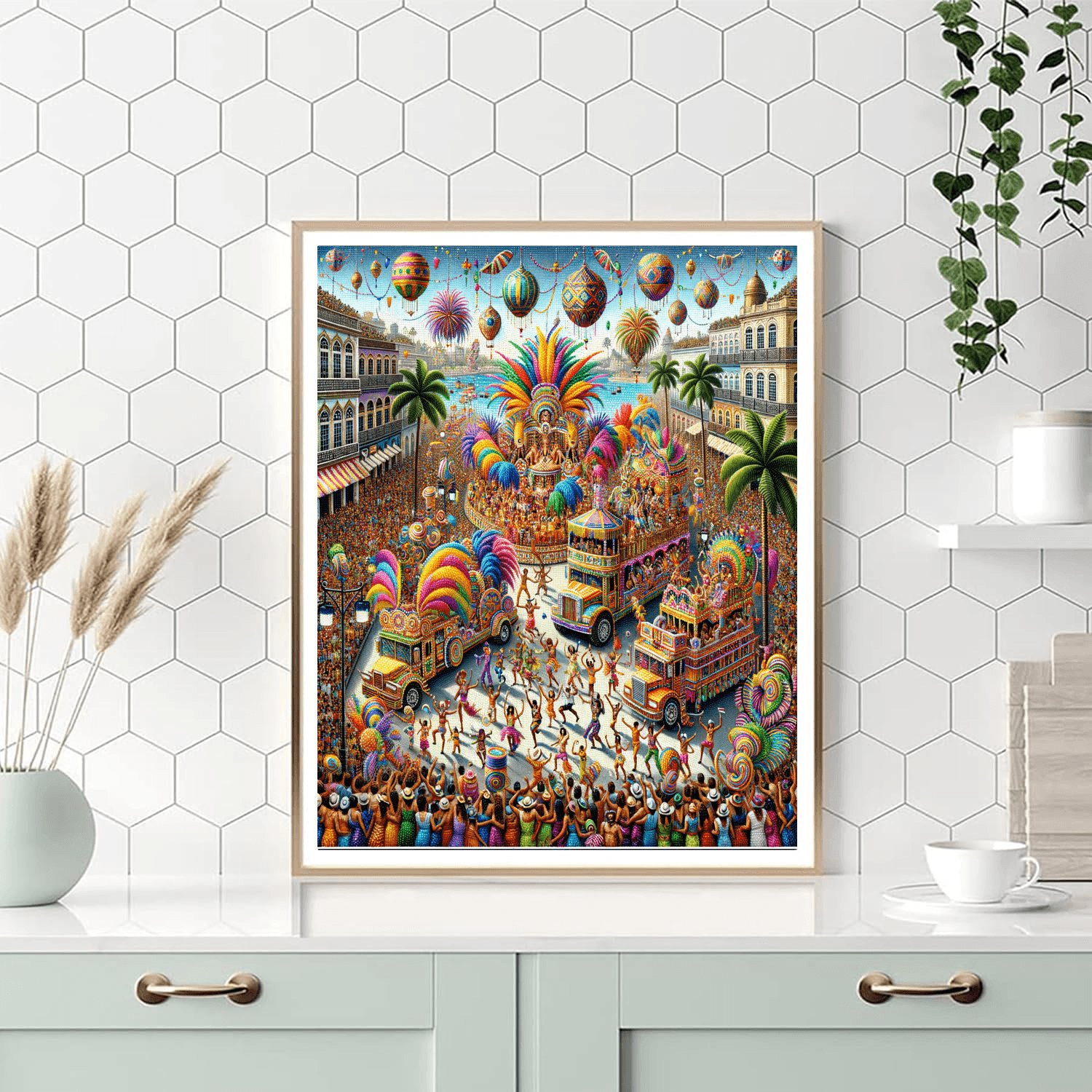 Carnaval De Salvador Numbered Painting Kits