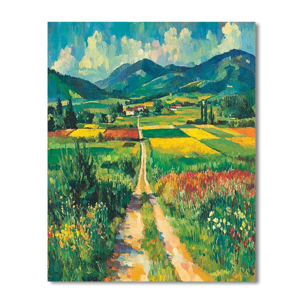 Paul Cézanne Inspired Kaleidoscope Of Nature  Painting By Numbers Kit