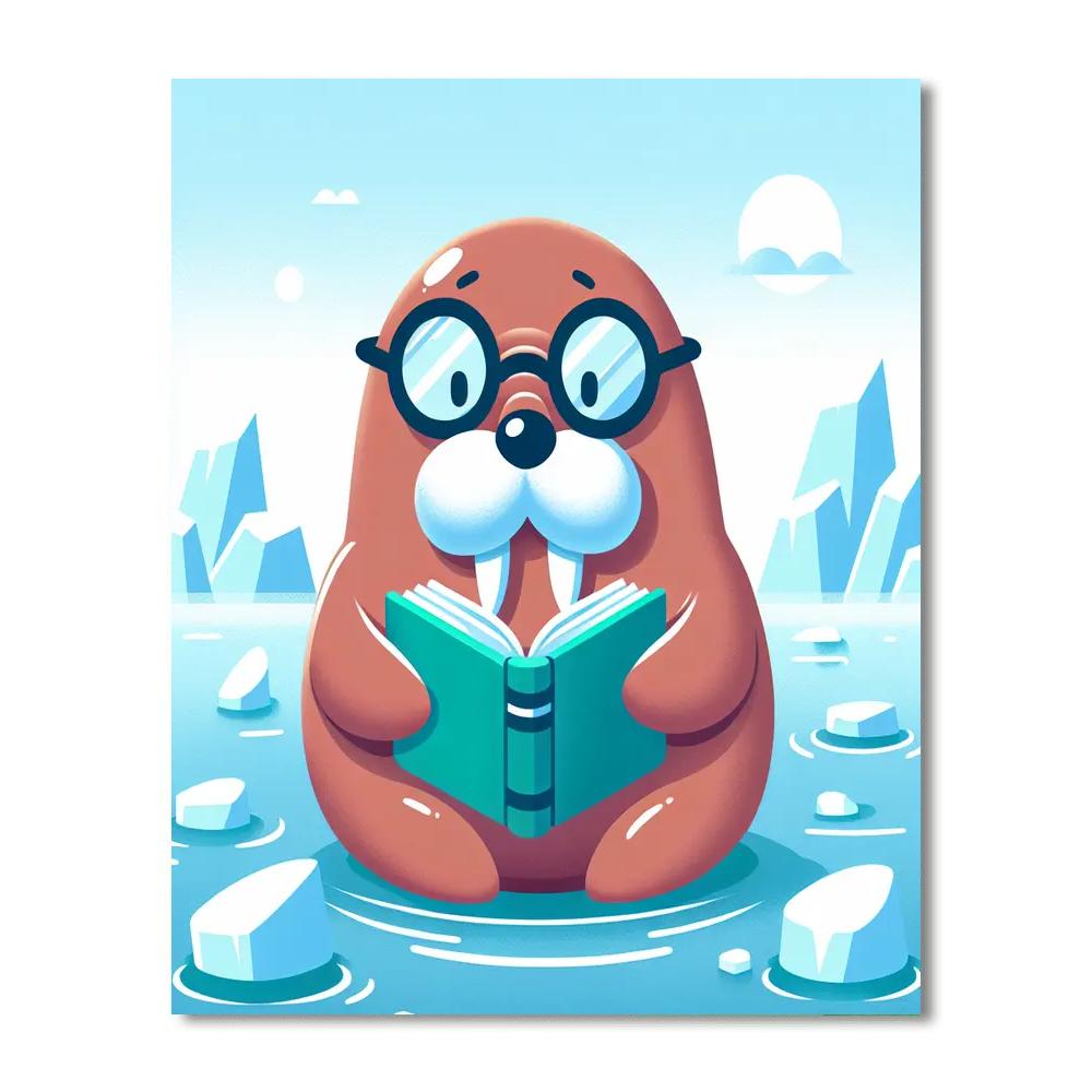Wise Walrus Wonders Numbered Painting Kits