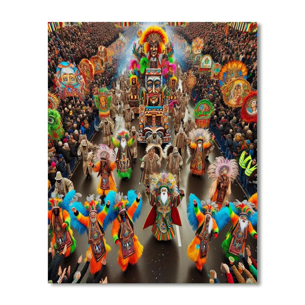 Bonn Carnival - Germany Number Painting