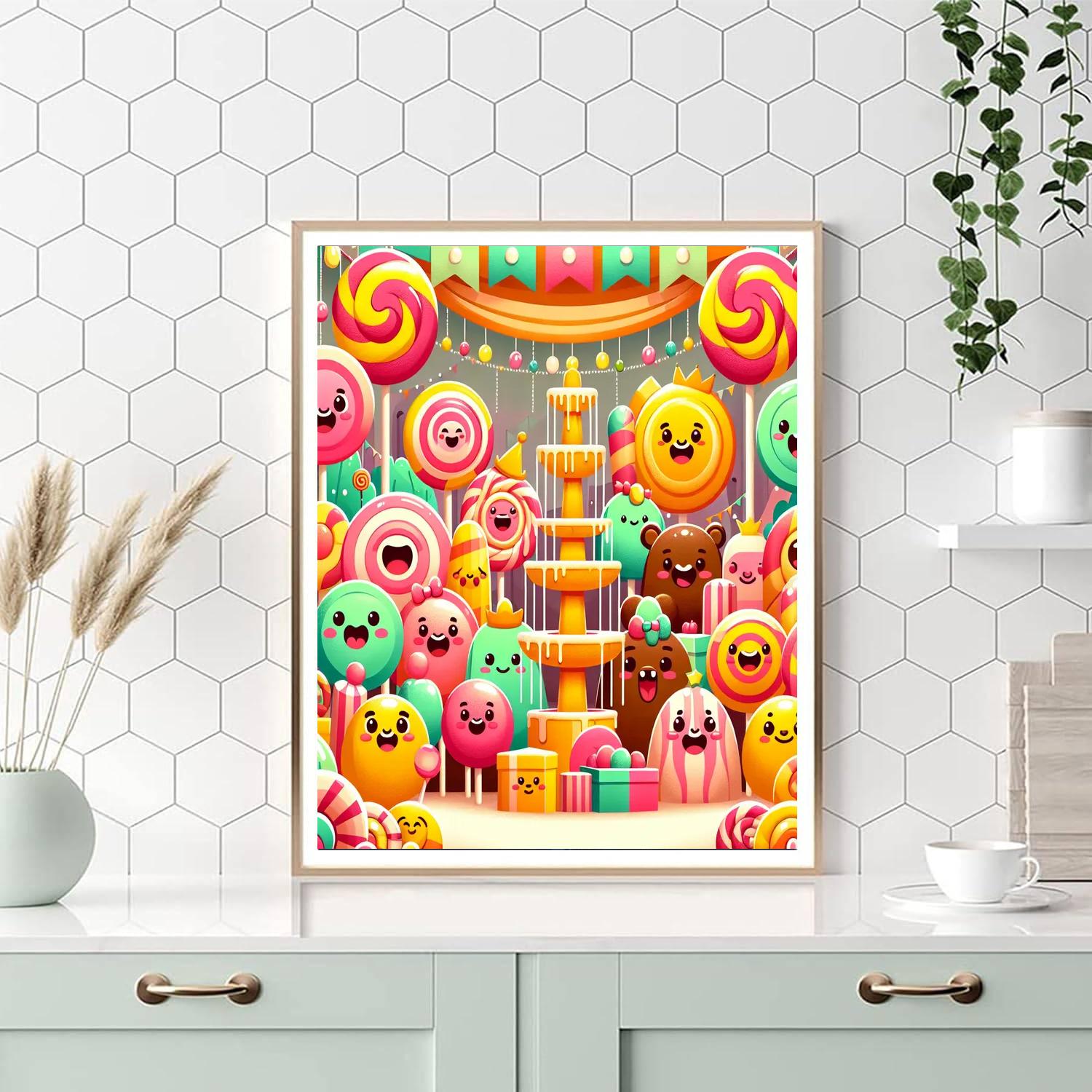 Adventure In The Candy Kingdom Painting Number Kit