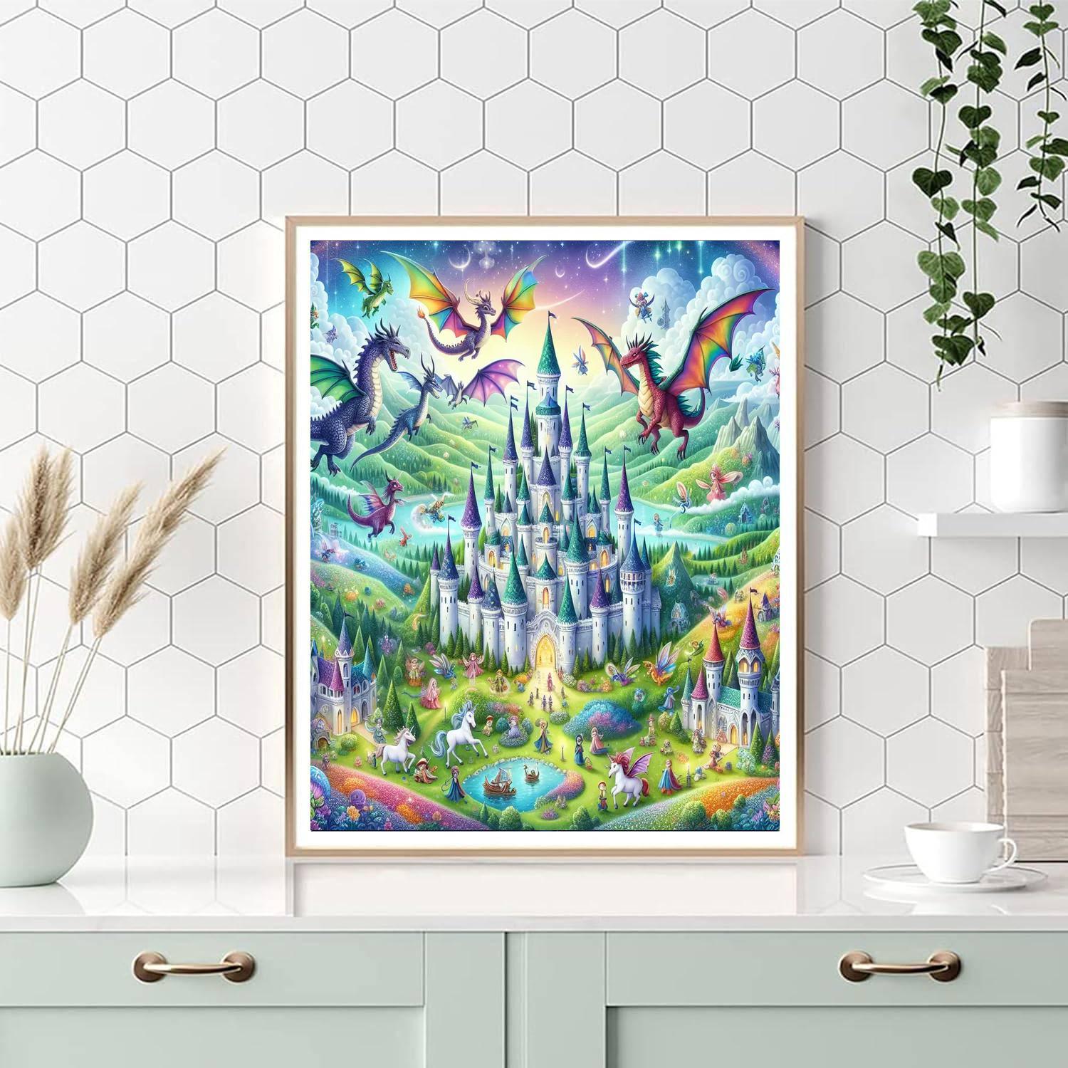 Fantasy Realm For Young Explorers Numbered Painting Kits