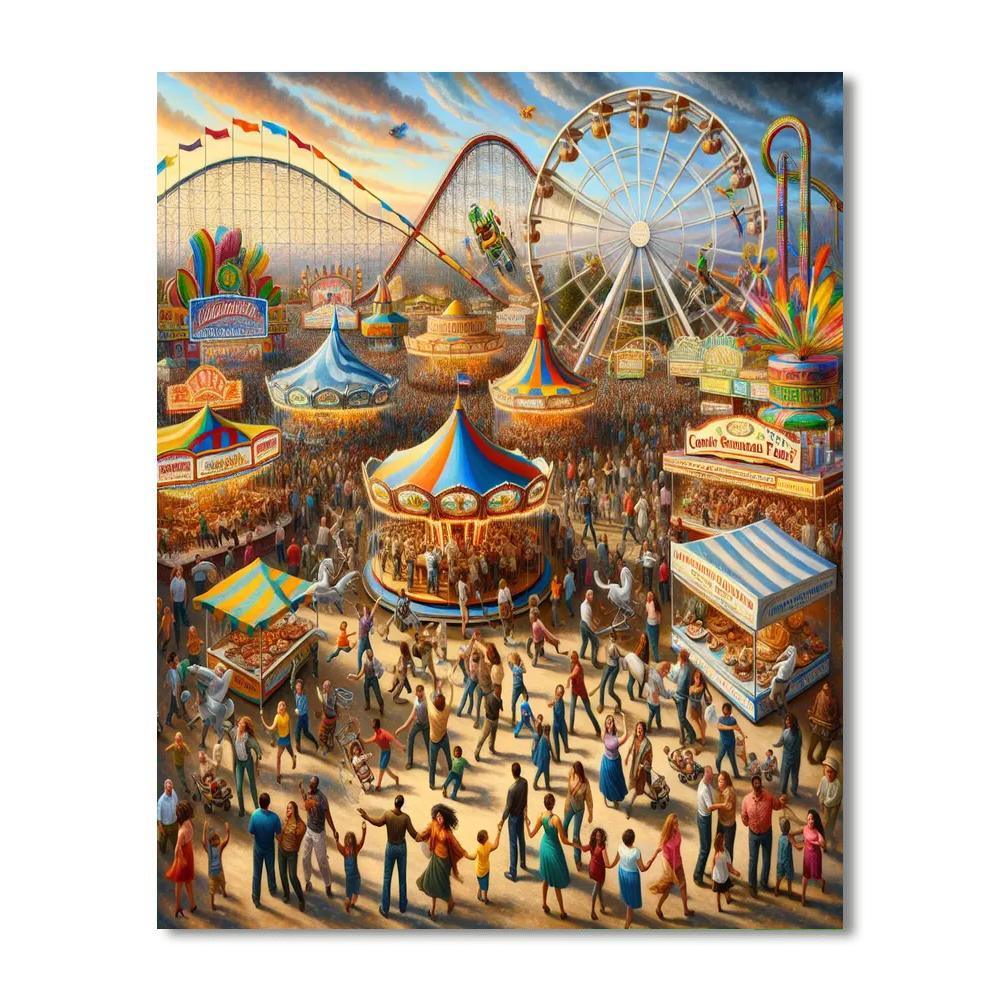The Great New York State Fair - Usa Paint By Numbers Kits
