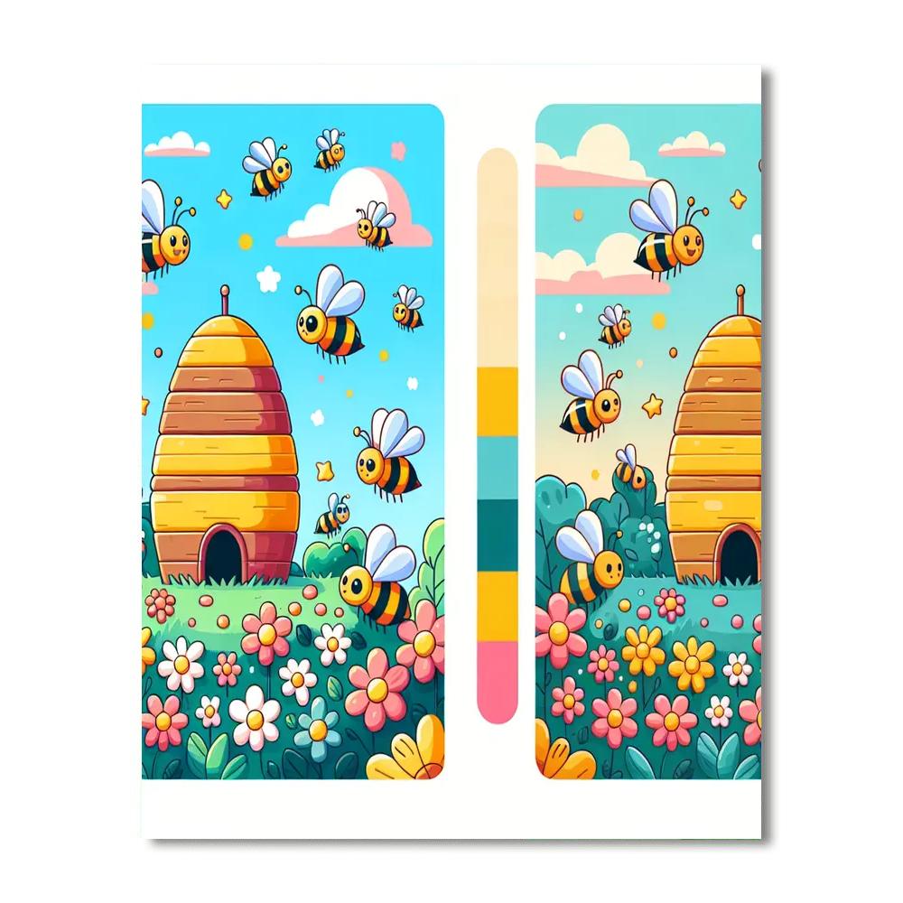 Busy Beehive Exploration DIY Paint By Numbers