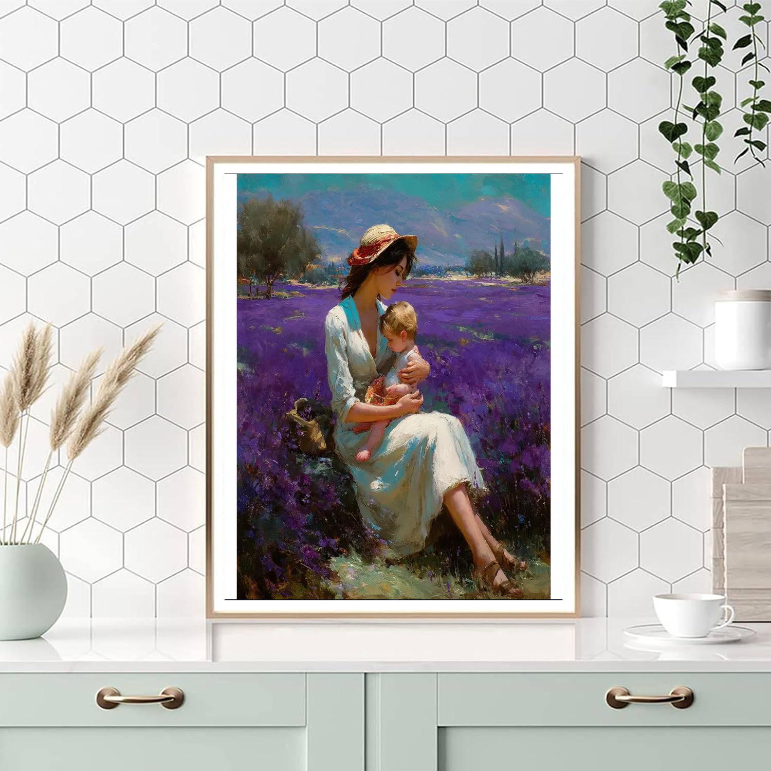 Lullaby In Lavender Paint By Numbers Kits