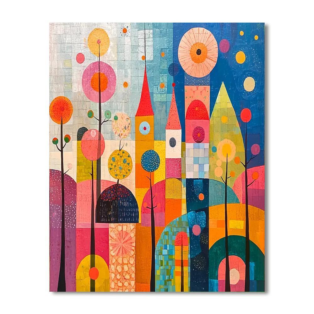 Paul Klee Inspired Childlike Imagination  DIY Paint By Numbers