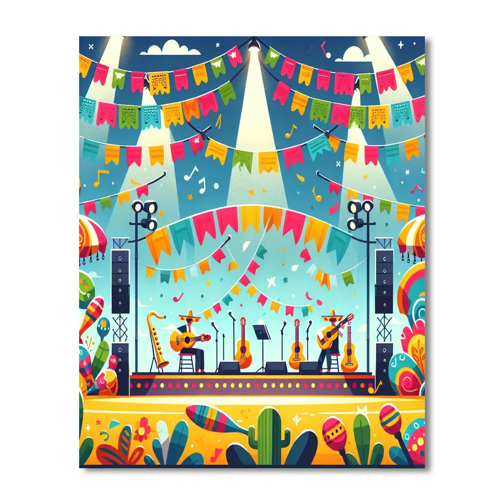Fiesta Fun Numbered Painting Kits