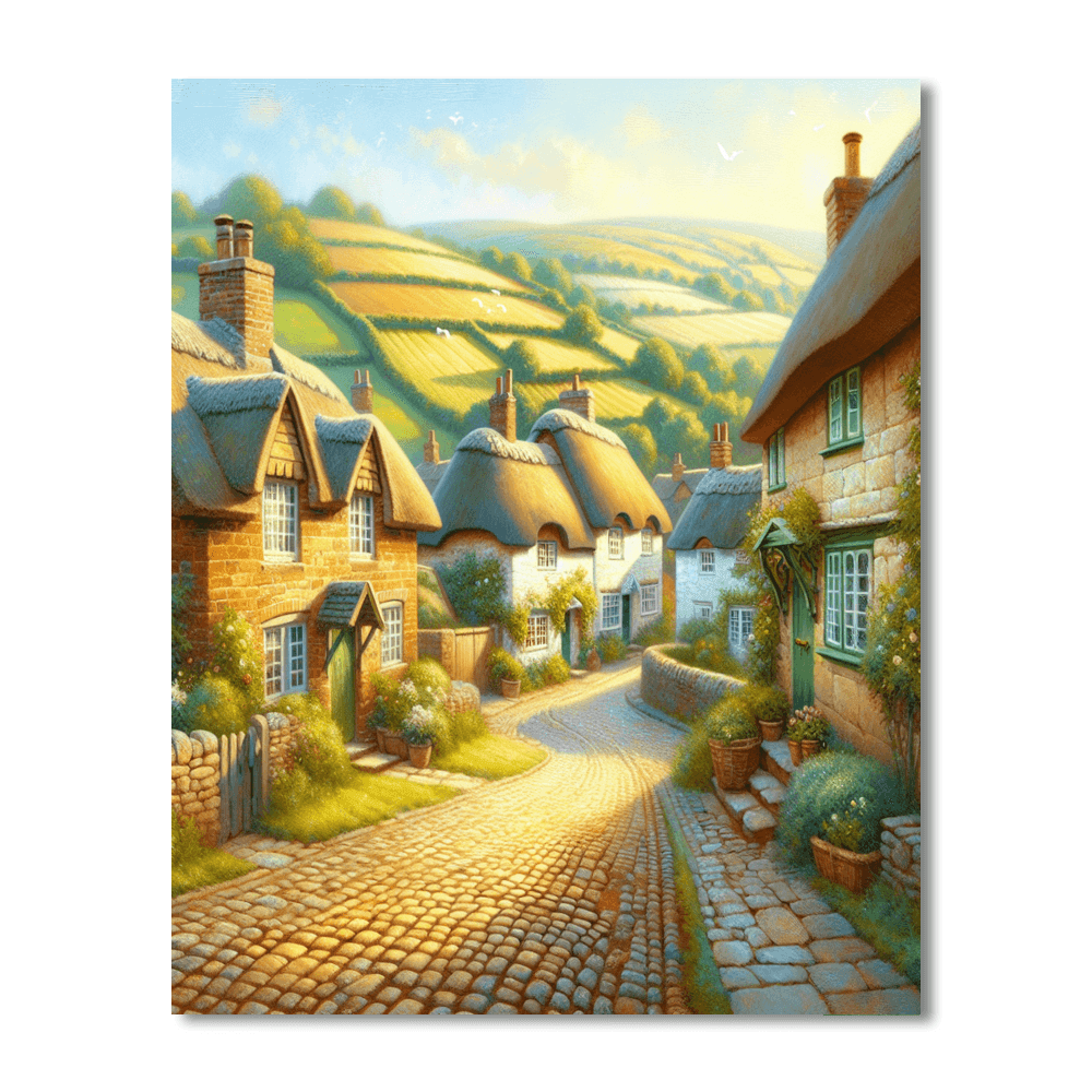Enchanted Village Retreat Numbered Painting Kits
