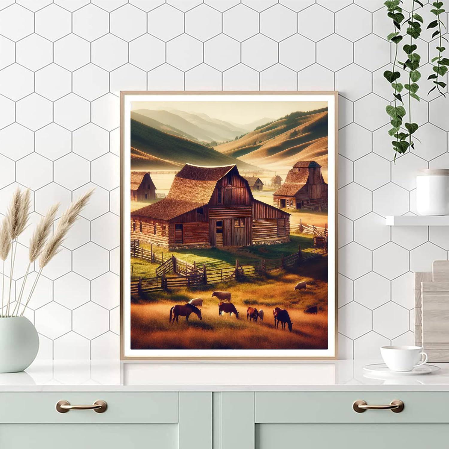 Rustic Barnyard Life Paint By Color