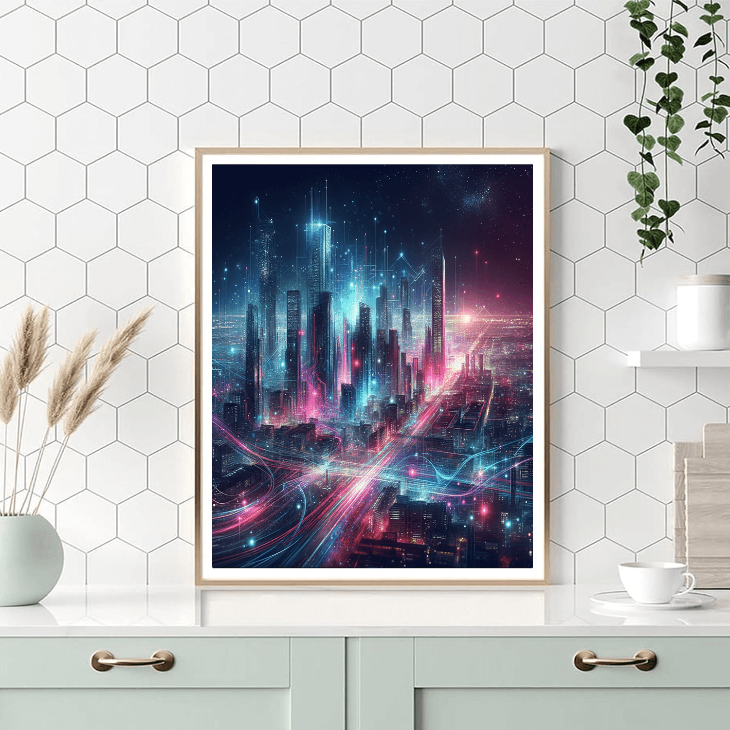 Urban Skyline Dreams Paint By Number