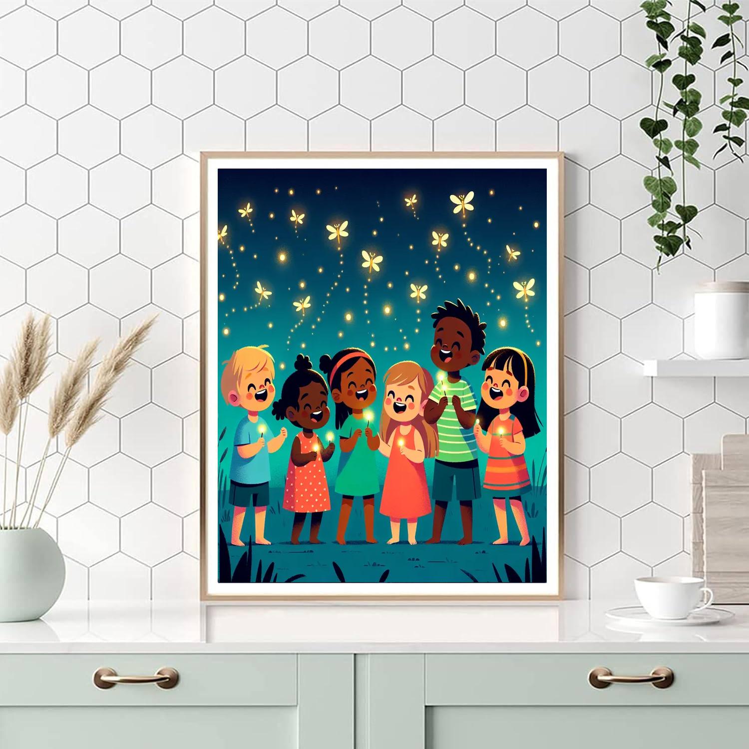 Firefly Night Parade Paint By Color