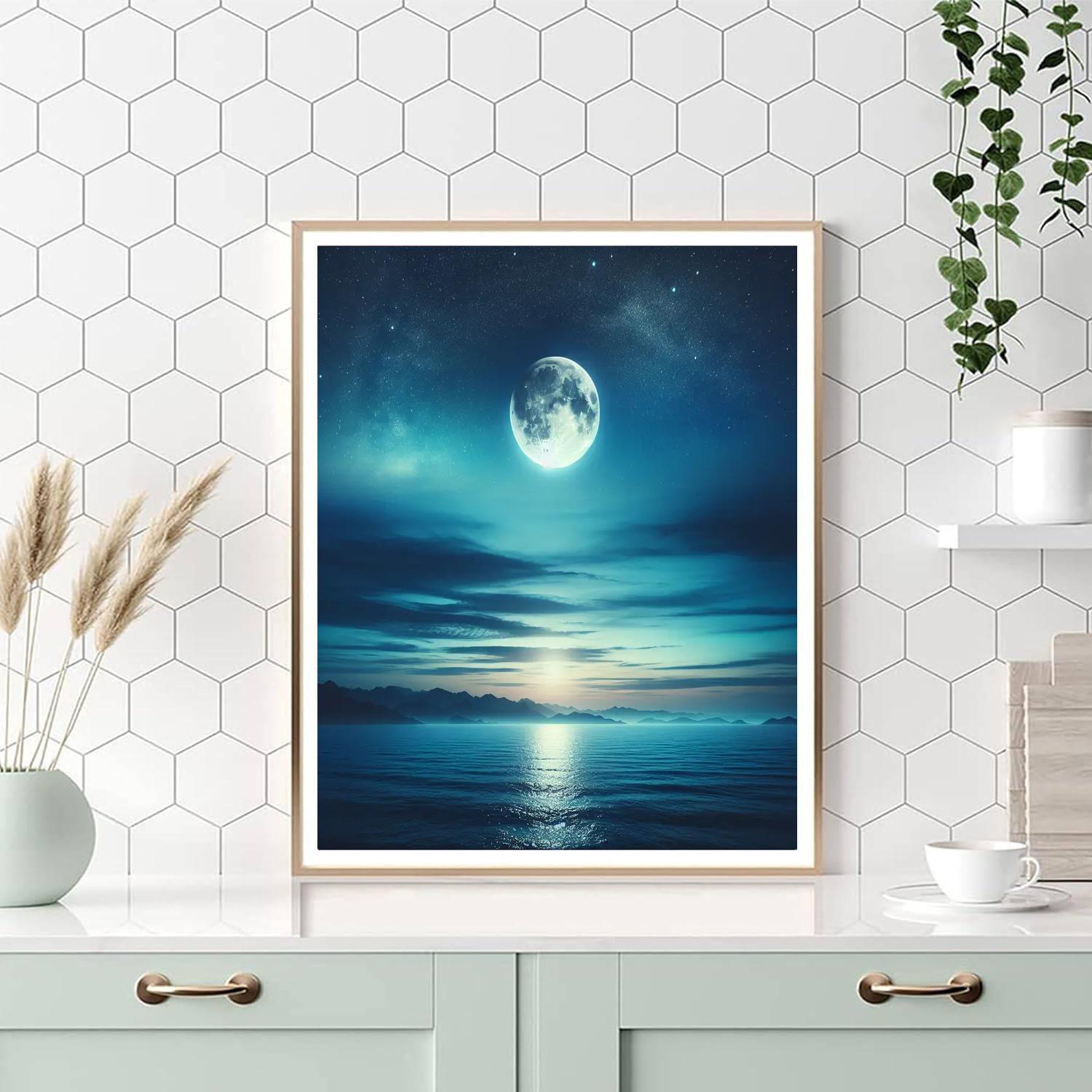 Glimmering Ocean Tides Paint By Color
