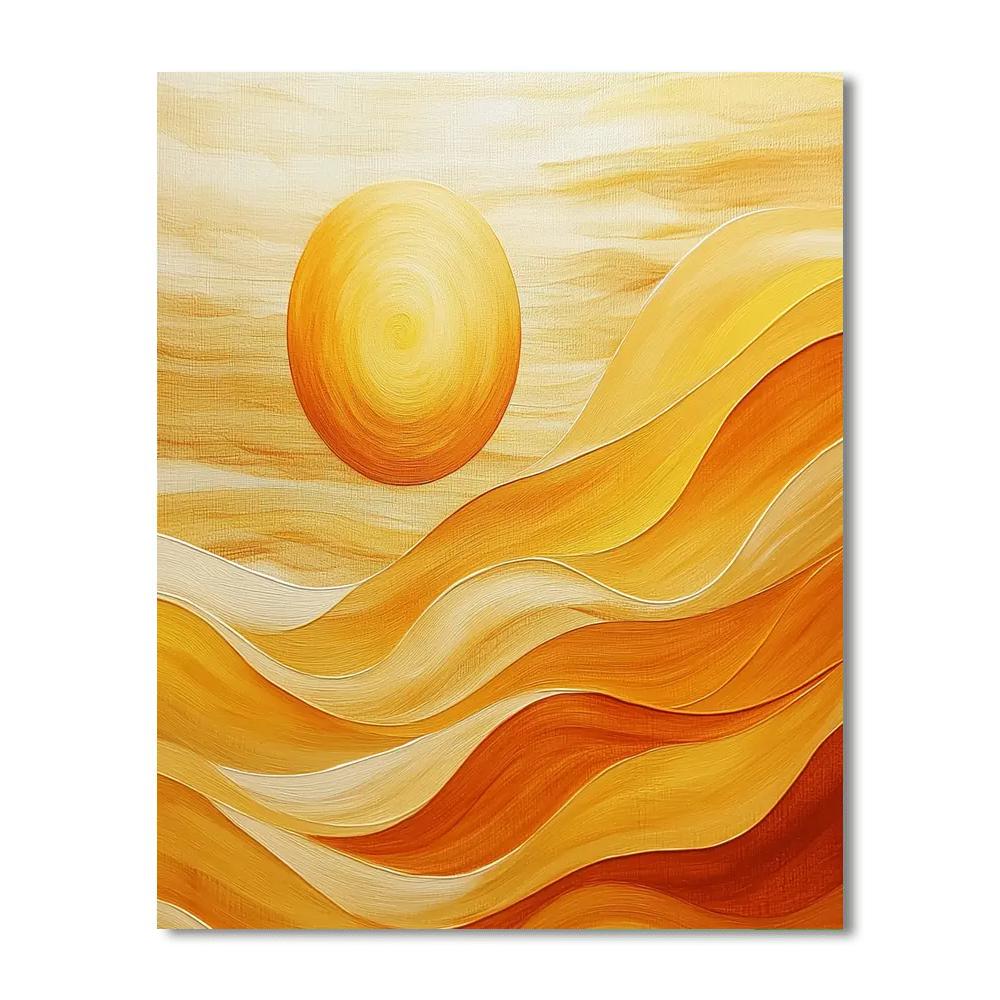 Nandalal Bose Inspired Journey Of The Sun  Paint By Numbers