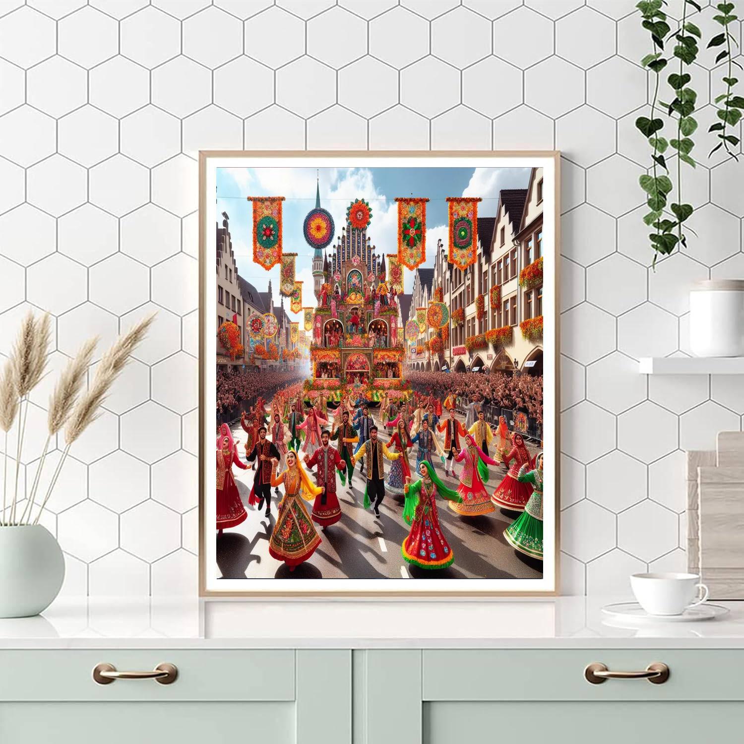 Carnival Of Blumenau Paint By Numbers Art