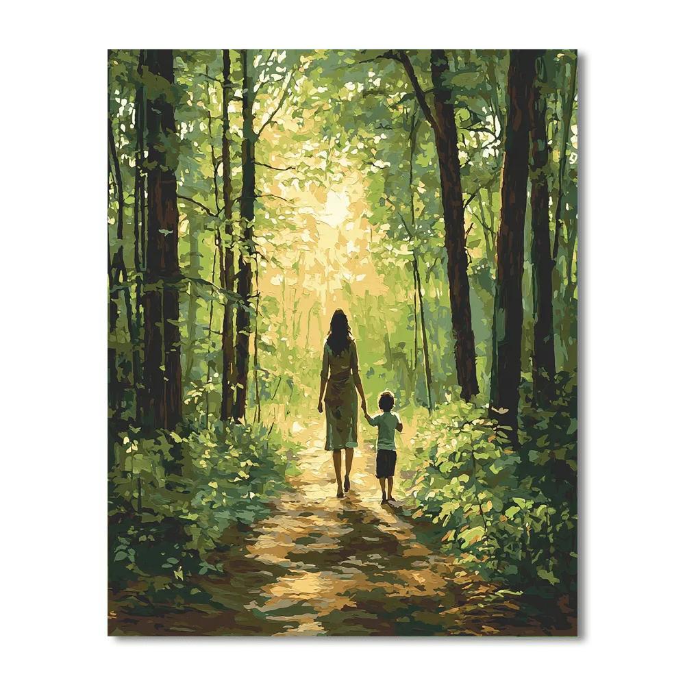 A Mother’s Guiding Light Paint By Color